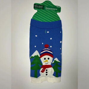 Holiday Living Snowman Dog Sweater Christmas Size Large NWT